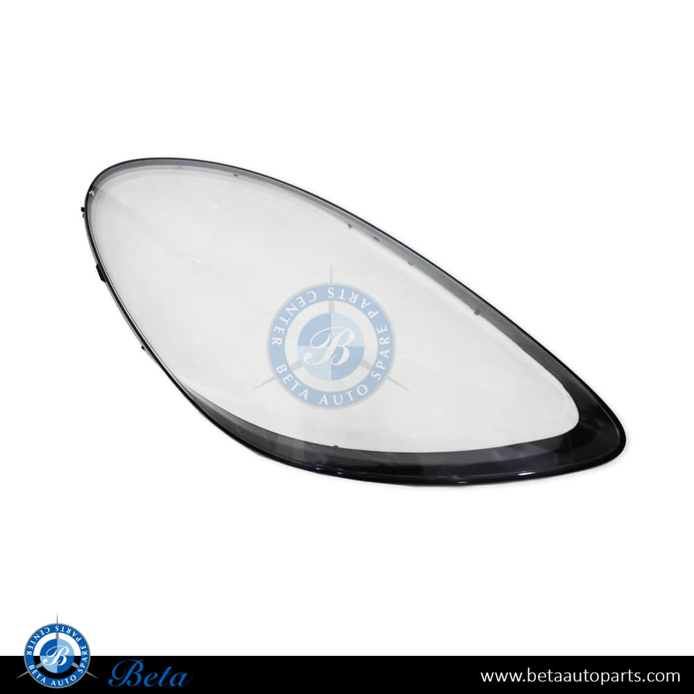 Right Side Headlamp Lens for Porsche Boxster / Cayman 2016-Up models, Part Number 982941020A Right Side Headlamp Lens for Porsche Boxster / Cayman 2016-Up models, Part Number 982941020A